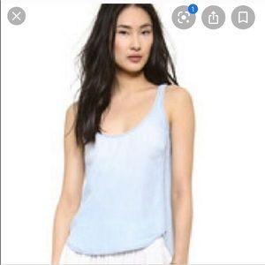 Anthropologie chambray tank top